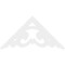 Ekena Millwork Pitch Preston Architectural Grade PVC Gable Pediment, 60"W x 30"H x 1"P (12/12) GPP060X030X100PRE - alternate 3